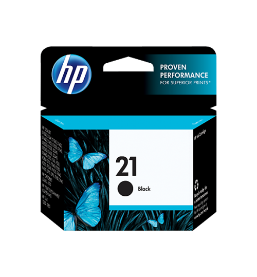 HP DeskJet D1320 Printer Ink Cartridge - HP 21 Black Original Ink Cartridge-C9351AE