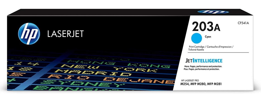 HP 203A Cyan Original LaserJet Toner Cartridge(CF541A)