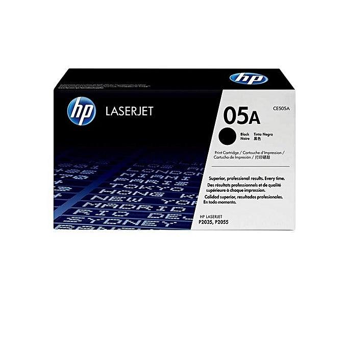 HP 05A Black Original Toner Catridge for LaserJet P2055d Printer (CE457A#ABA)