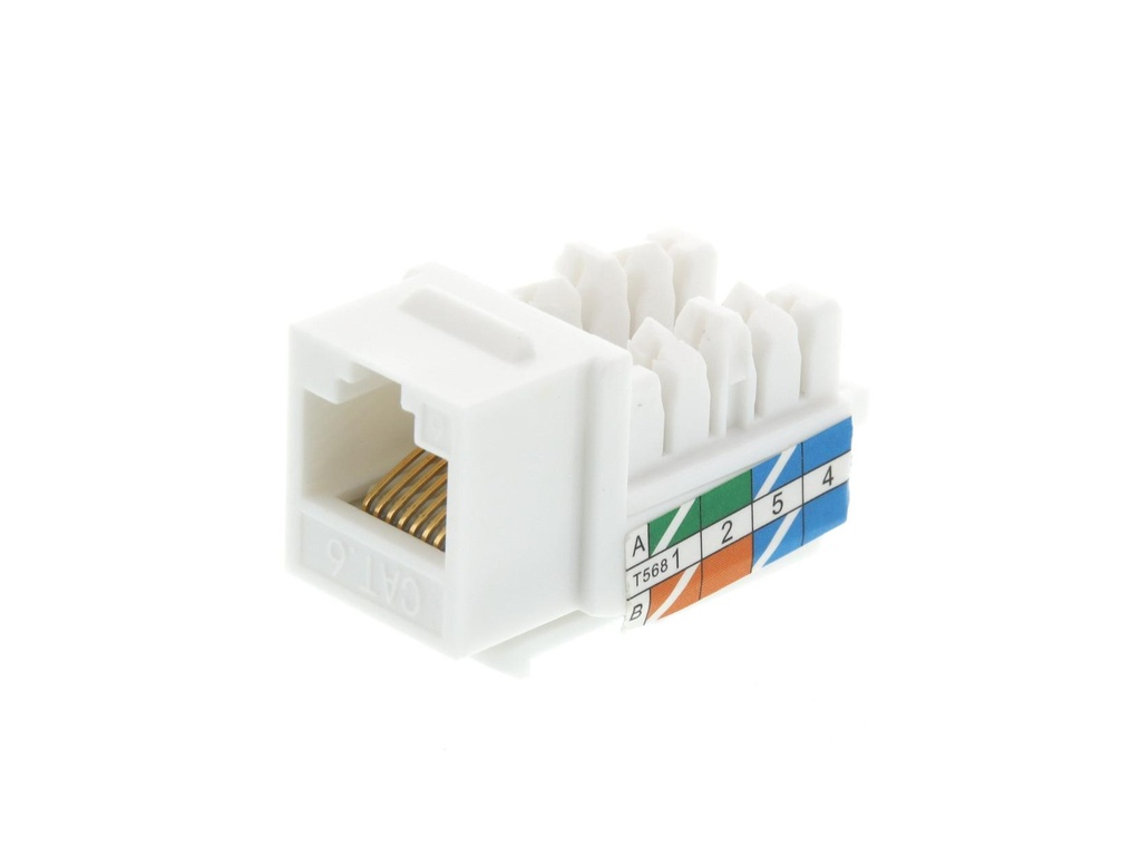 CAT6 Keystone Jack 90 Degree 110 UTP - HMWL CAT 6