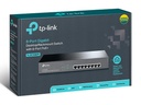TP-LINK 8-Port Gigabit Desktop/Rackmount Switch with 8-Port PoE+ - TL-SG1008PE