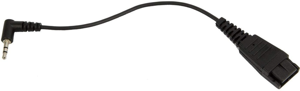 Jabra QD to 2,5mm pin stereo plug, 15cm Adapter - 8800-00-46