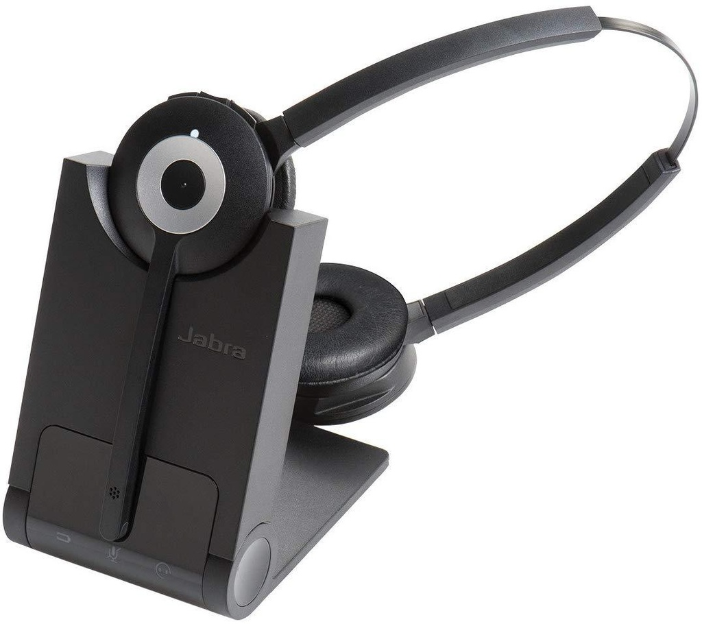 Jabra PRO 920 Duo Wireless Headset / Music Headphones, EMEA (920-29-508-101)