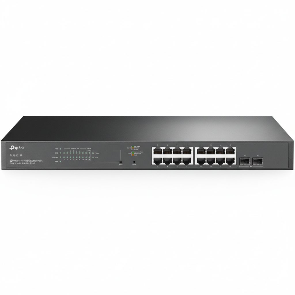 TP-Link TL-SG2218P Omada 18-Port Gigabit Smart Switch – 16× PoE+ (150W) L2 Managed