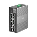 TP-Link IES210GPP Omada 10-Port Industrial Gigabit Switch – 6× PoE+ & 2× PoE++ (240W), DIN-Rail, Cloud Managed
