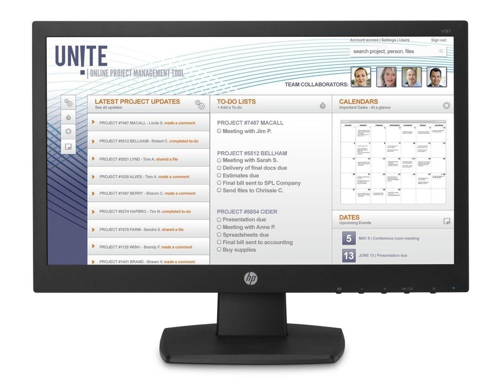 HP V197 LED 18.5 inch Monitor - V5J61AA