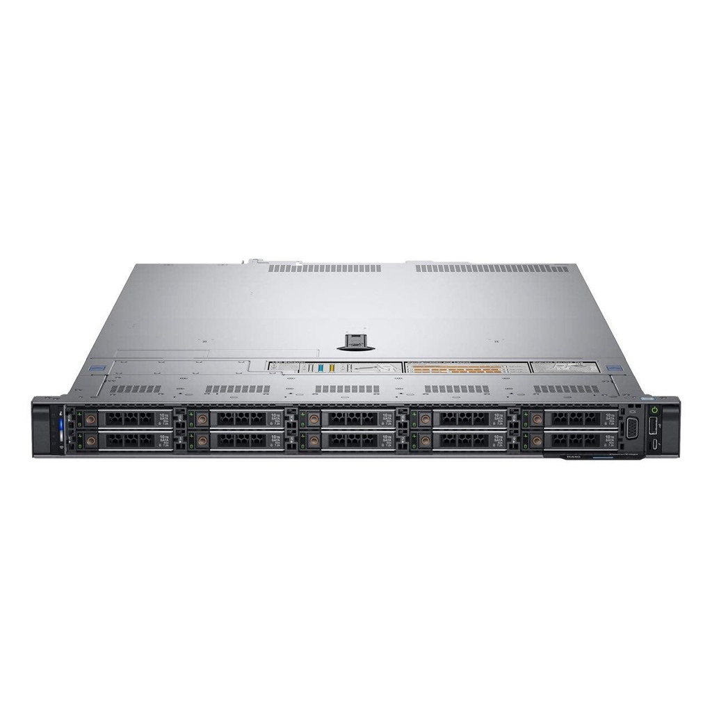 Dell PowerEdge R440 (PER440M3) Rack Server Intel Xeon Silver 4110 Processor, 16GB RAM, 1200GB Hard Disk, DVD RW, Dual Ethernet