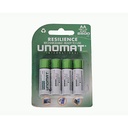 Unomat Resilience Rechargeable AA 2500mAh