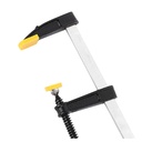Deli EDL111280 120 × 800mm 32" Heavy Duty F Clamp – 2000N High Pressure Bar Clamp with Deep 120mm Throat for Woodworking, Carpentry, Cabinet Making & DIY Projects