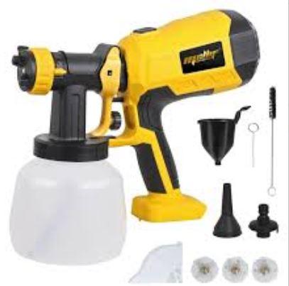 Deli EDC091 500W Electric Spray Gun 800ml – Smooth Finish Paint Sprayer for Walls, Wood & Metal