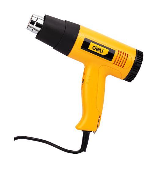 Deli EDL391201 2000W Heat Gun 220V – Heavy-Duty Hot Air Tool for Paint Stripping, Shrink Wrap & DIY Repairs