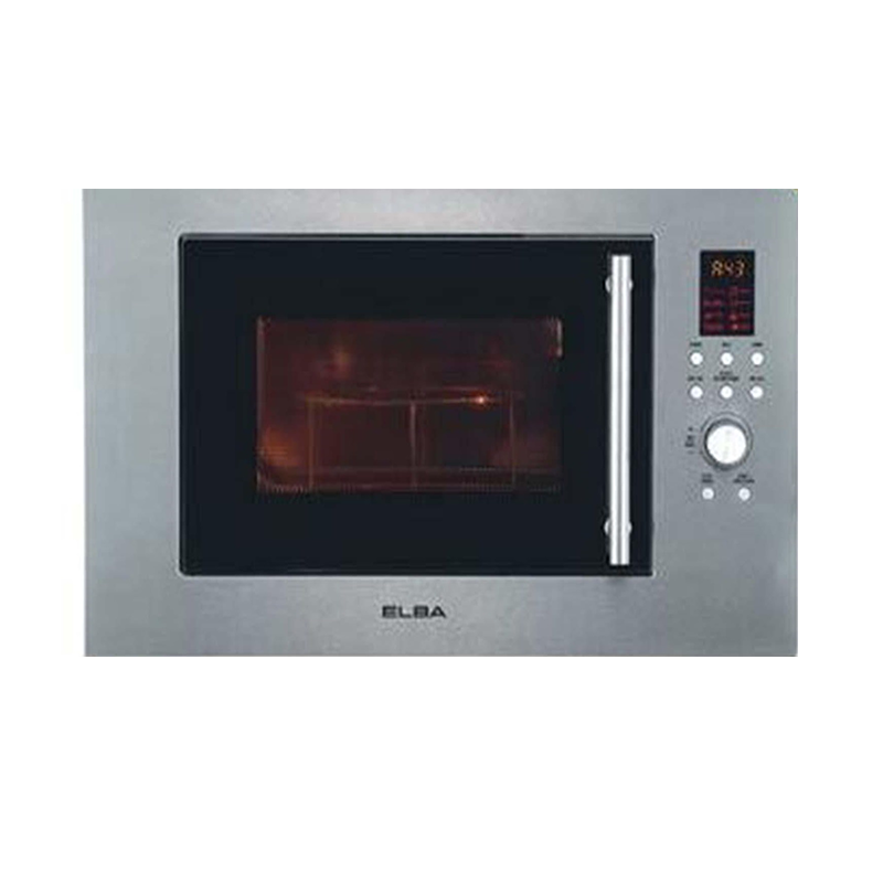 Ramtons RM/379 Elba Built-In Microwave 25L – 25 Litre Integrated Microwave Oven with Digital Display, Multiple Cooking Functions and Premium Stainless Steel Finish for Modern Kitchens