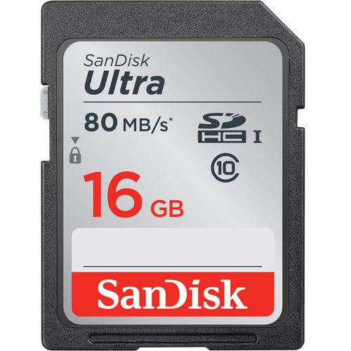 Sandisk 32GB Ultra SDHC memory card for camera