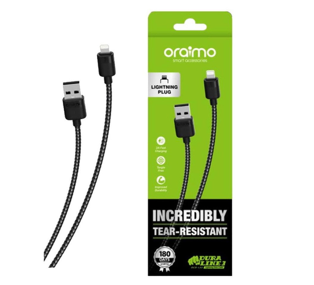 Oraimo OCD-L32 Data Cable – Fast Charging & High-Speed USB Sync Cable for Android Devices