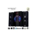 Vitron V520 2.1CH Bluetooth Subwoofer Speaker System – Powerful Bass, USB/SD/FM Radio & Remote Control Home Audio System