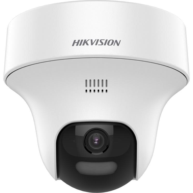 Hikvision DS-2CE70DF3T-PTLXTS 2MP Hybrid Light Two-way Audio Turret Camera – Delivers clear surveillance with hybrid lighting and built-in two-way audio