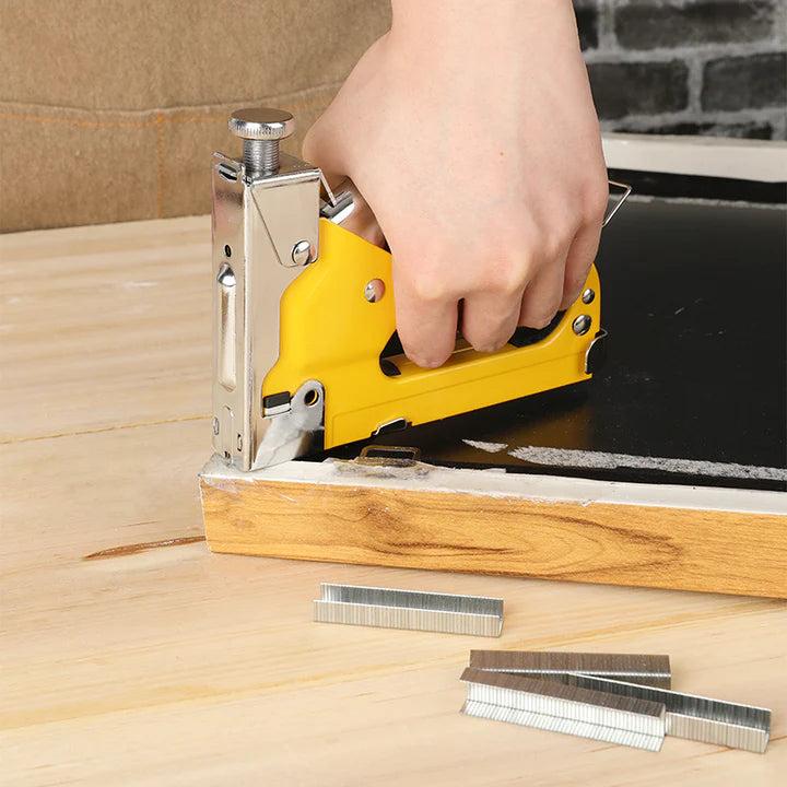 Deli EDL238016-1 1,000pcs D-Type Staples – Heavy Duty D-Type Staple Refill Pack for 3-in-1 Staple Guns, Upholstery and Workshop Use