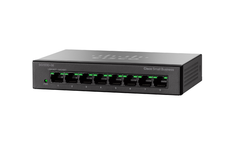 Cisco Small Business SF110D-08 Port Unmanaged Network Switch