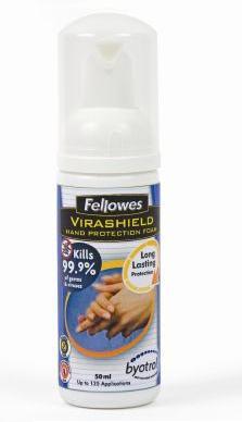 Fellowes Virashield Hand Foam Antibacterial & Anti Viral Hand Protection Foam (16HPF0001)