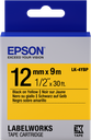 Epson Label Cartridge Pastel  LC-5YBP9 or LC-5YBW9 Black/Yelllow tape 18MM (9M) (C53S626401)