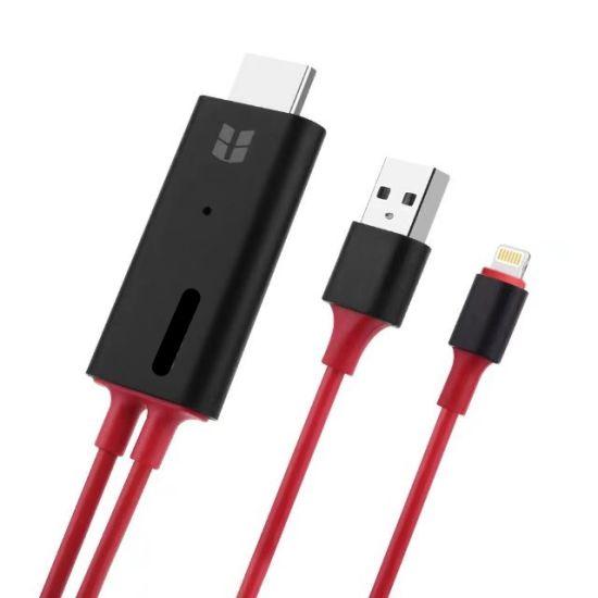 Plug and Play Lightning Digital AV Cable HDTV Cable (OT-7575S)