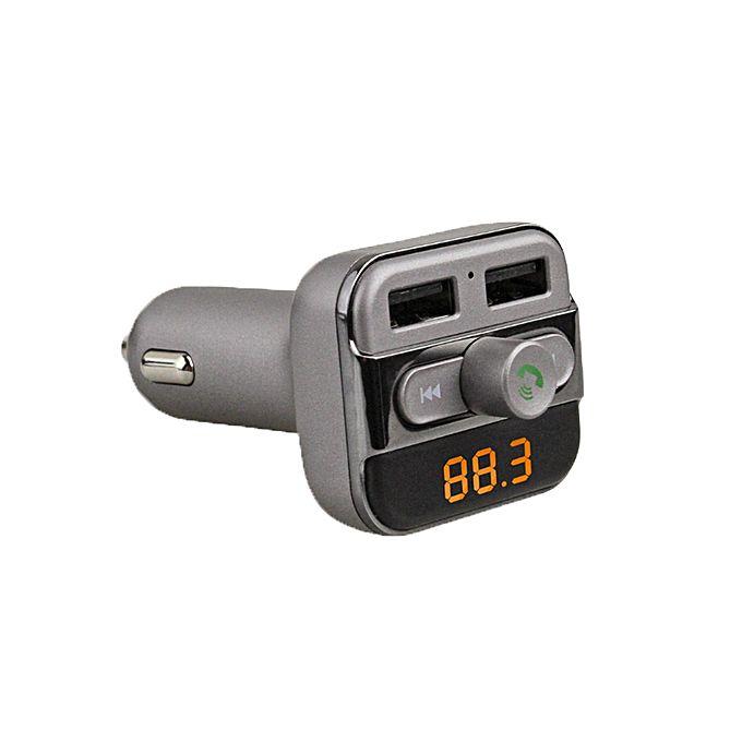 Porodo Car Modulator - FM Transmitter Fast Car Charger - 3.4A (FMBT17)