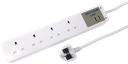 Voltsafe Multiguard MGX-4UB, Sollatek power strip with 4 UK sockets and 2 USB fast charging 2.1A