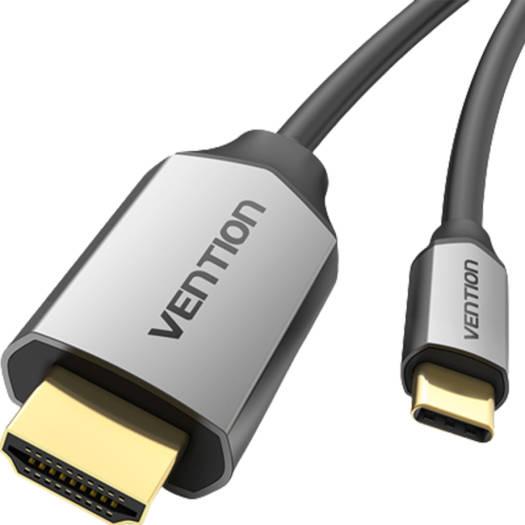 Vention CGSBF USB-C to HDMI Cable 1M – High-Definition Video Adapter for MacBook, Laptop & Monitor