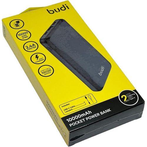 [PB802B-MG-BEA] Budi PB802B 10000mAh Pocket Simple Power Bank – Compact High Capacity Portable Charger with Fast Charging for Smartphones, Tablets and USB Devices