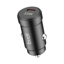 Budi CC602TB 33W Mini Car Charger – Compact Fast Charging Adapter Only with High Power Output for Smartphones, Tablets and USB Devices