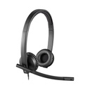 Logitech H570e Stereo USB-A Headset, Noise-Cancelling Mic 981-000575 – Comfortable Office & Call Center Headset for Clear Audio and Voice Calls