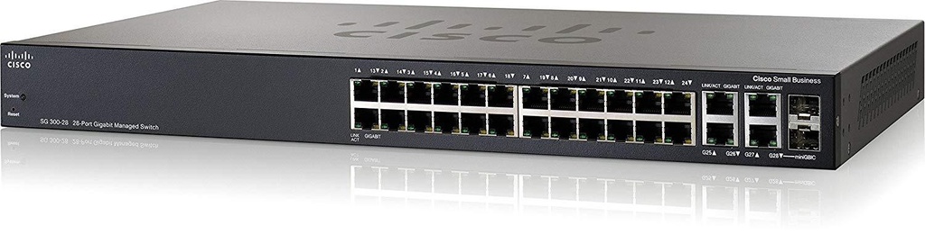 Cisco SG300-28 28-Port Gigabit Managed Switch