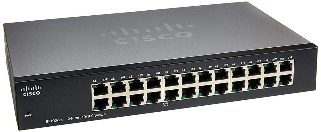 CISCO SYSTEMS SF100-24-NA 24 Port 10/100 Desktop Switch
