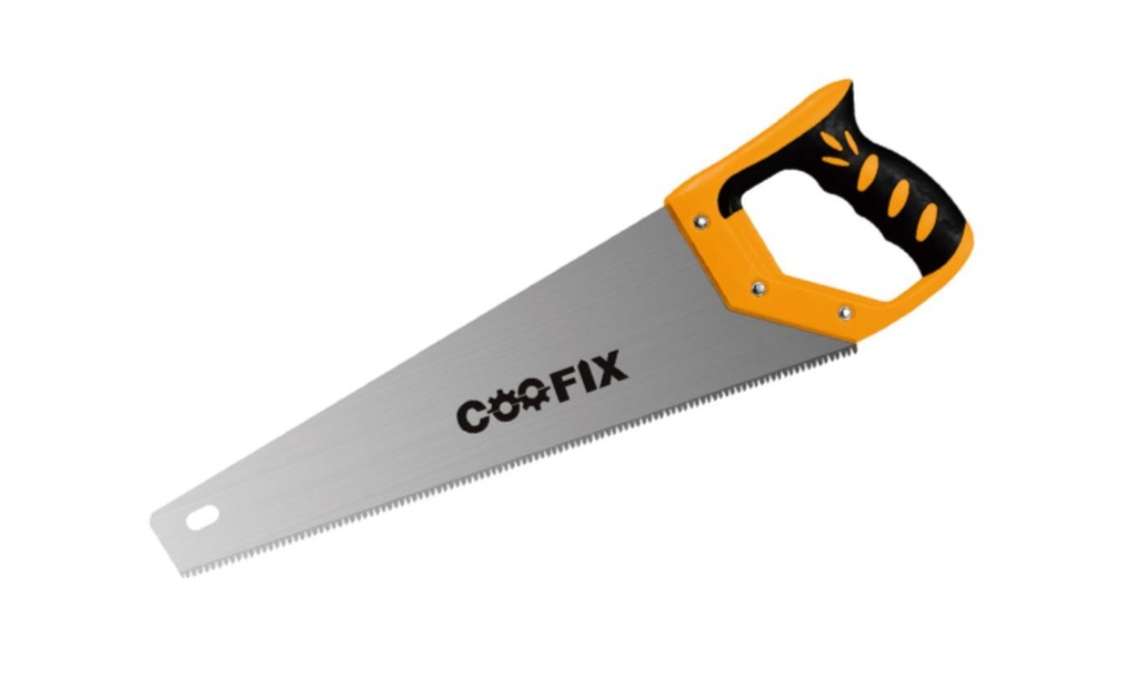 Coofix CFH-J02005-500 20-Inch Hand saw - Sharp Durable Blade, Ergonomic Grip for Woodworking, DIY & Home Use