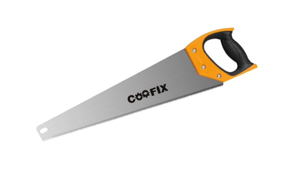 Coofix CFH-J02005-400 16-Inch Hand saw - Sharp Durable Blade, Ergonomic Grip for Woodworking, DIY & Home Use