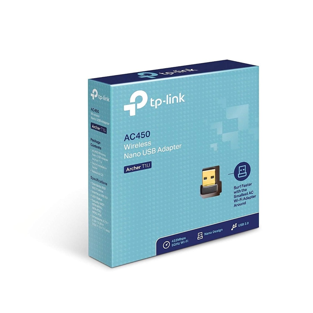 TP-LINK Archer T1U Wireless AC450 Nano USB Adapter
