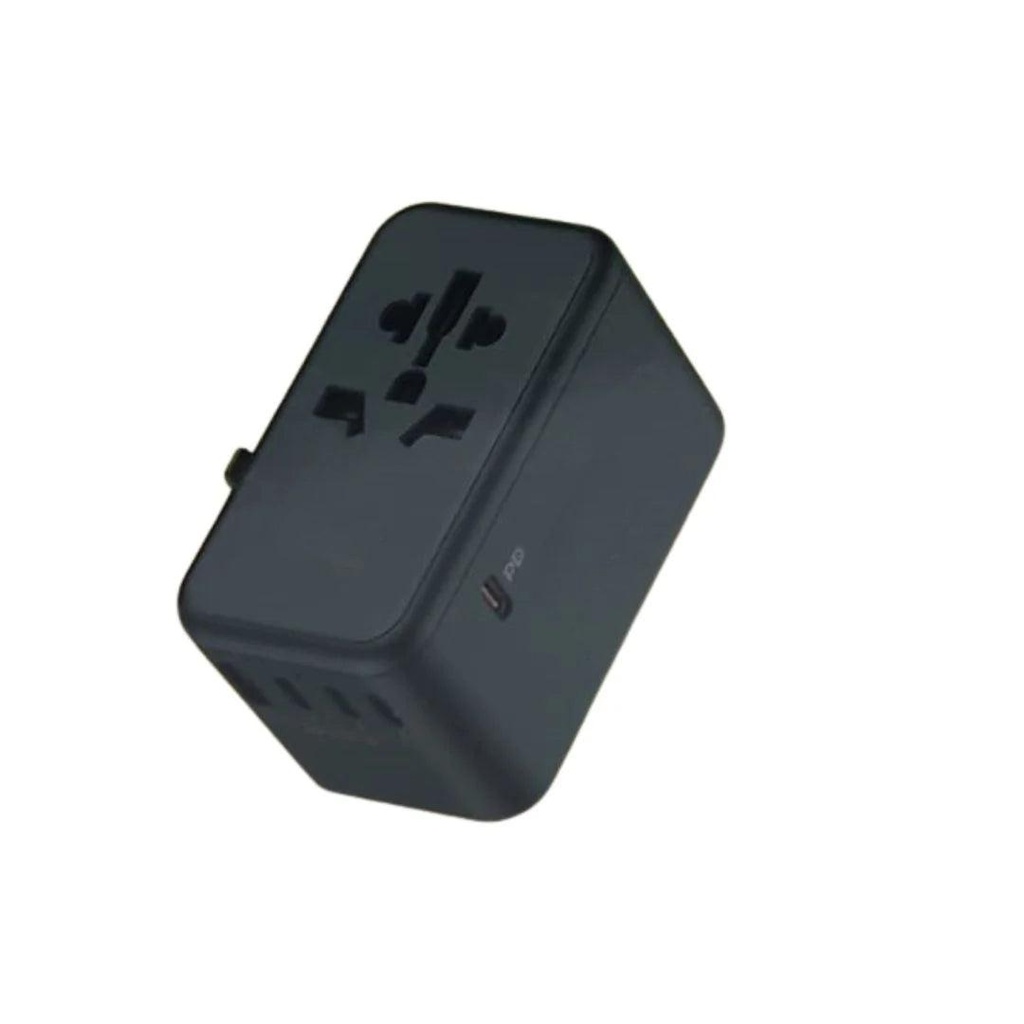 Budi AC355B30 30W Global Travel Charger – Universal Fast Charging Adapter with International Plug Compatibility and USB Port for Worldwide Travel Use