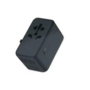 Budi AC355B30 30W Global Travel Charger – Universal Fast Charging Adapter with International Plug Compatibility and USB Port for Worldwide Travel Use