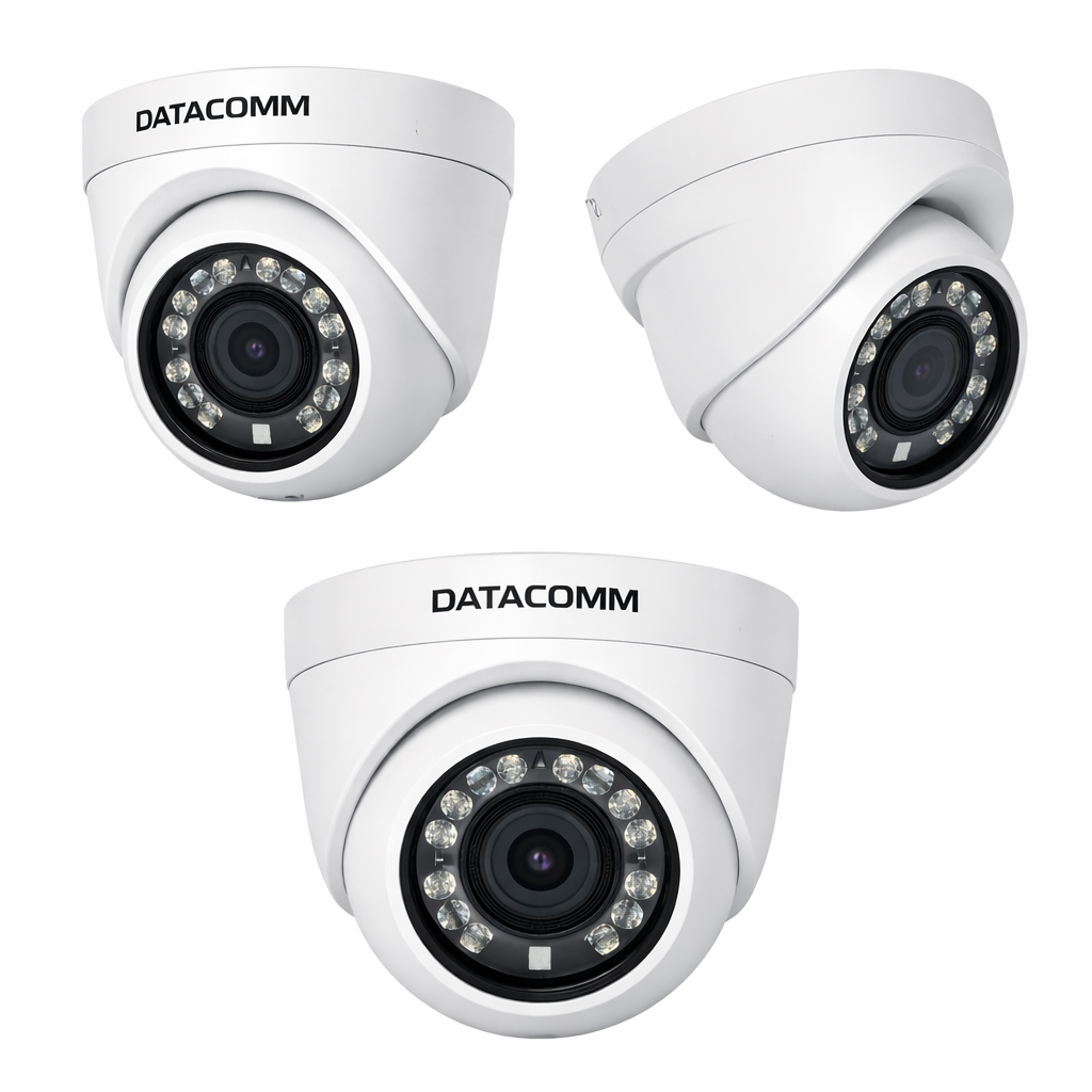 Datacomm DCN-IPR4HYDNB-LITE-05 4MP Eyeball Turret Camera – Lite Series HD Outdoor CCTV Surveillance Camera