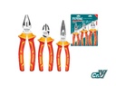 Total THT2K0302 3-Piece Insulated Pliers Set – Durable Electrician Tools with Comfortable Grip for Safe Electrical Work