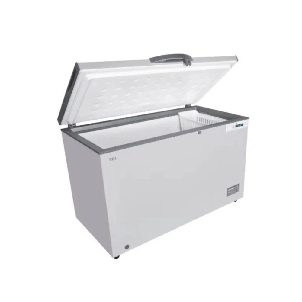 TCL F411CFSL -  411L  Chest Freezer – Energy Efficient Deep Freezer with Large Storage Capacity & Reliable Cooling Performance