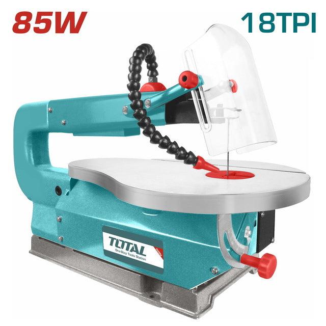 Total TS88501 85W Scroll Wood Saw Precision Cutting Tool – Variable Speed – Durable Cast Iron Base – Ideal for Woodworking & Craft Projects
