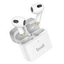 Budi EP17W Wireless Bluetooth Earbuds – True Wireless Earphones with Charging Case & HD Microphone