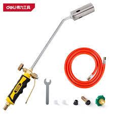 Deli DL415035A 35 Type Single Open Flame Gun – Heavy Duty Butane Tool for Professional Workshop, Plumbing, Culinary, and Industrial Heating Applications