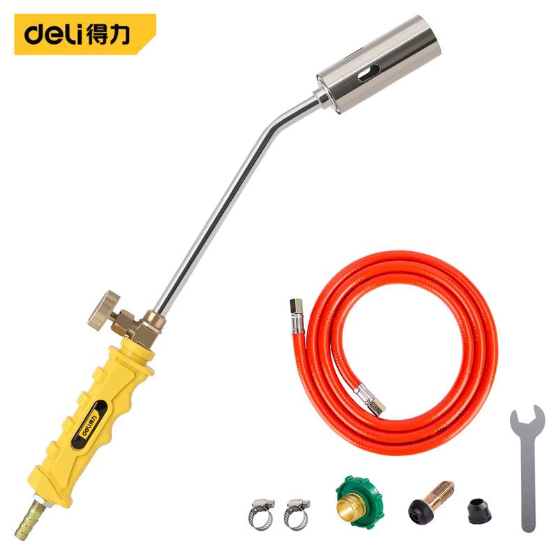 Deli DL415130D Flame Gun 30 Type – Heavy Duty Professional Gas Torch with Hose for Workshop, Construction, and Industrial Applications