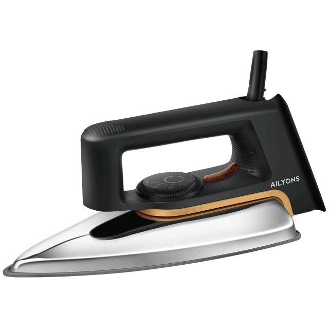 AILYONS HD199A 2200W Electric Iron – Stainless Steel Soleplate, Adjustable Temperature, Steam & Dry Ironing for Home & Office Use
