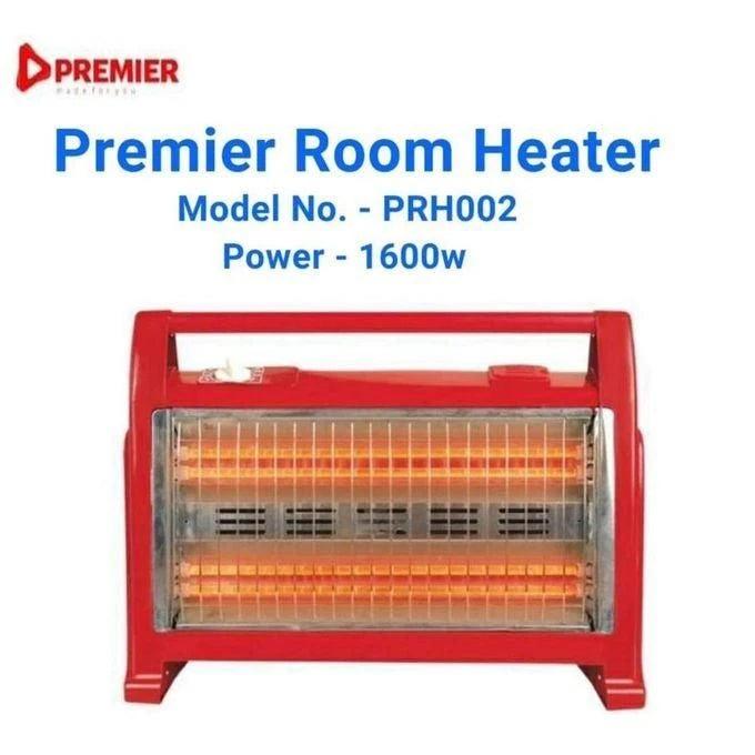 Premier PRH002 1600W Quartz Room Heater – Fast Heating, Energy-Efficient, Compact & Portable, Safe and Easy-to-Use for Home, Office & Bedroom