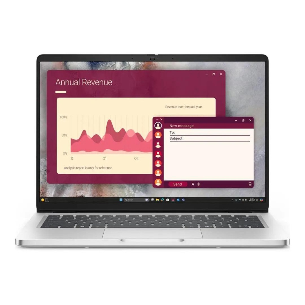 [XCTO_PC14250_U7_16-RM-AI] Dell Pro 14 PC14250 Intel Core Ultra 7 265U Laptop XCTO_PC14250_U7_16 – 16GB RAM, 512GB SSD, Windows 11