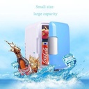 Generic AC/DC 4 Litres Car Fridge – Portable Mini Electric Cooler & Warmer for Cars, Travel & Outdoor Use