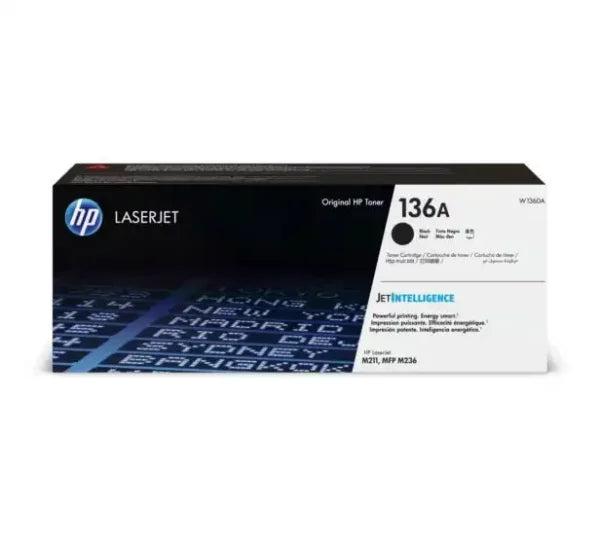 HP 136A Black Original LaserJet Toner Cartridge W1360A – Genuine HP Printer Toner for HP LaserJet M211 & MFP M236 Series